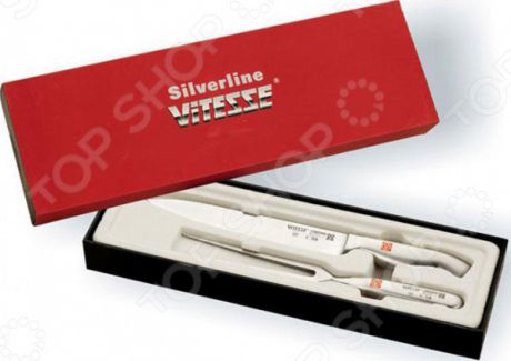Набор: нож разделочный и вилка для мяса Vitesse VS-1322