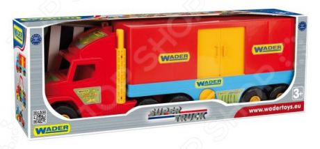 Машинка игрушечная Wader «Фургон» Super Truck