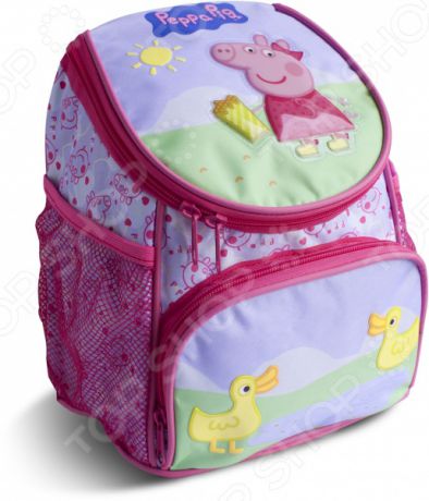 Рюкзак дошкольный Peppa Pig увеличенный «Свинка Пеппа и утка»