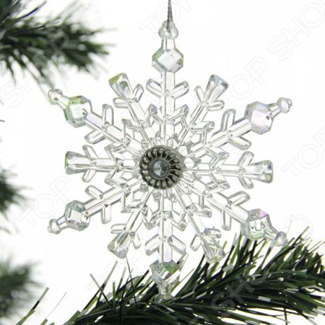 Елочное украшение Crystal Deco «Снежинка» 1707682