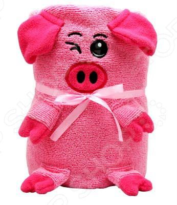Полотенце-игрушка Coool Toys «Розовая свинка»