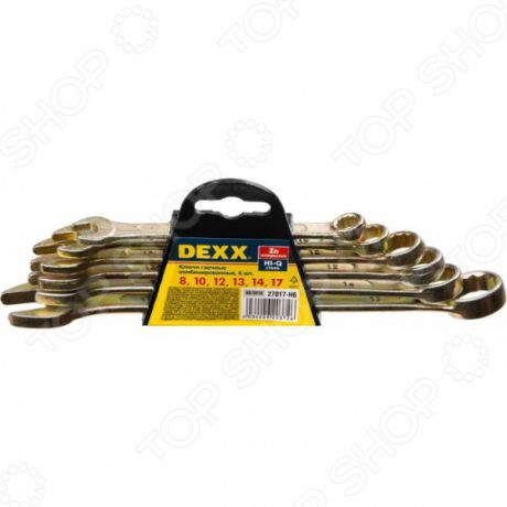 Набор ключей комбинированных DEXX 27017-H6