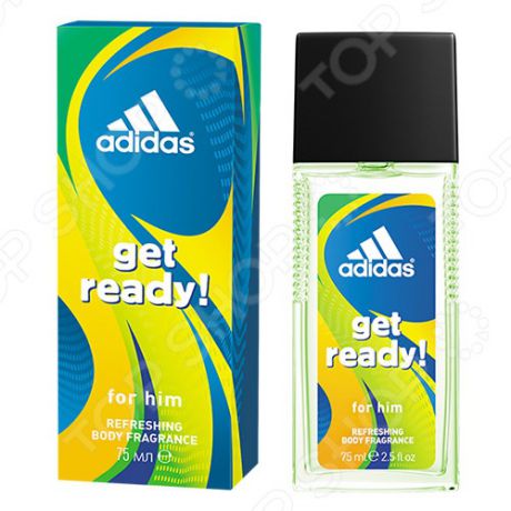 Парфюмированная вода для мужчин Adidas Get Ready Male, 75 мл