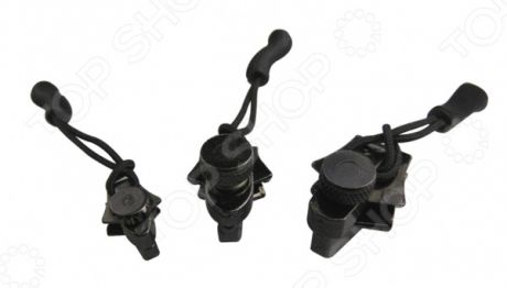 Комплект бегунков для застежки-молнии AceCamp Zipper Repair. Количество: 3 шт