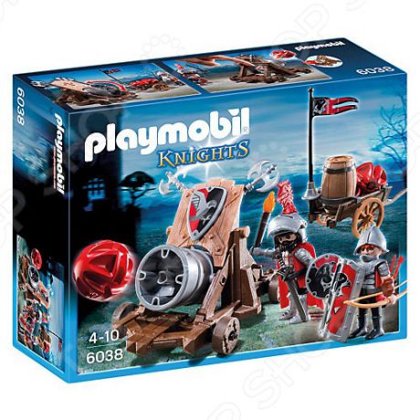 Конструктор игровой Playmobil 6038 «Рыцари: Боевая пушка Рыцарей Сокола»