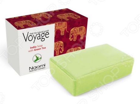 Мыло косметическое Bradex Voyage. India Soap With Green Tea