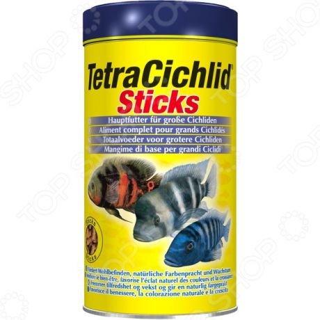 Корм для цихлид и крупных декоративных рыб Tetra Cichlid Sticks