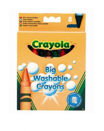 Набор восковых мелков Crayola Big Washable Grayons