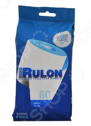 Туалетная бумага влажная гипоаллергенная антибактериальная Авангард MR-48124 Mon Rulon