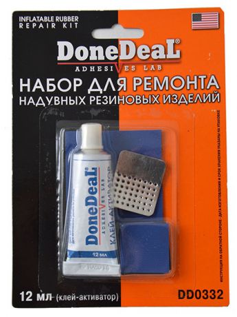 Набор для ремонта камер и надувных резиновых изделий Done Deal DD 0332