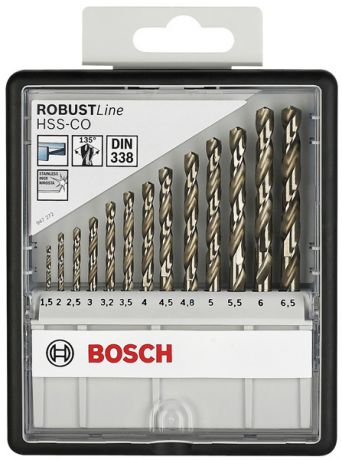 Набор сверл по металлу Bosch Robust Line HSS-Co 2607019926