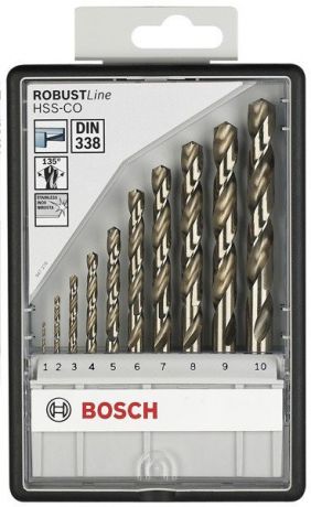 Набор сверл по металлу Bosch Robust Line HSS-Co 2607019925