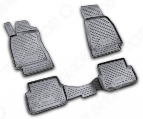 Комплект ковриков в салон автомобиля Novline-Autofamily Audi A6 2005-2005 / 2006-2011