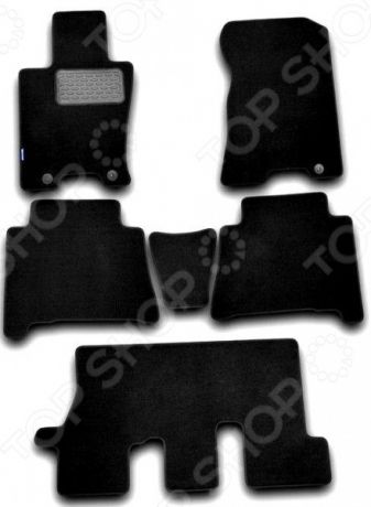 Комплект ковриков в салон автомобиля Novline-Autofamily Chevrolet Orlando 2011. Цвет: черный