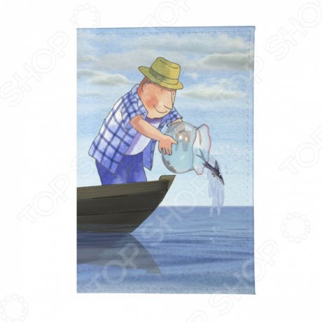 Обложка для автодокументов Mitya Veselkov «Добрый рыбак»