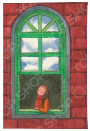 Обложка для автодокументов Mitya Veselkov «Девушка в зеленом окне»