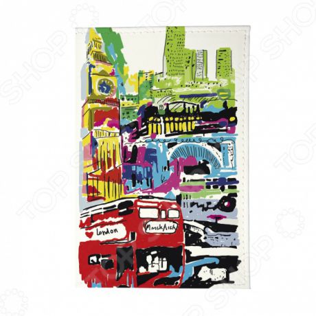 Обложка для автодокументов Mitya Veselkov «Лондон в красках»