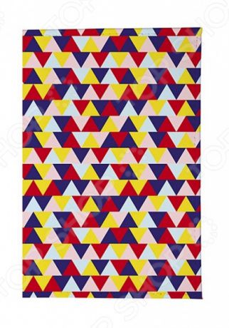 Обложка для автодокументов кожаная Mitya Veselkov «Цветные треугольники»
