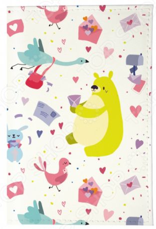 Обложка для автодокументов Mitya Veselkov «Медвежья почта»