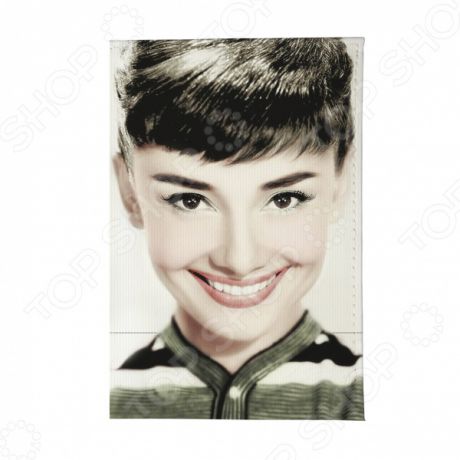Обложка для паспорта Mitya Veselkov «Одри улыбается»