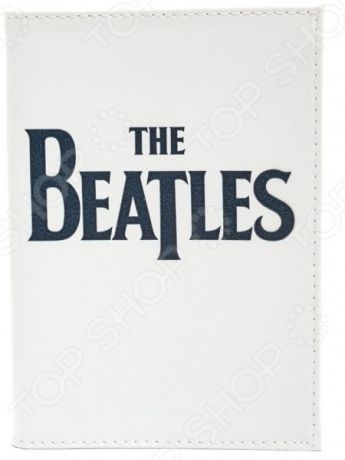 Обложка для паспорта кожаная Mitya Veselkov «The Beatles на белом»