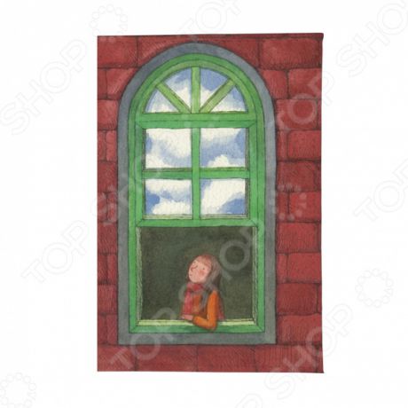 Обложка для паспорта Mitya Veselkov «Девушка в зеленом окне»