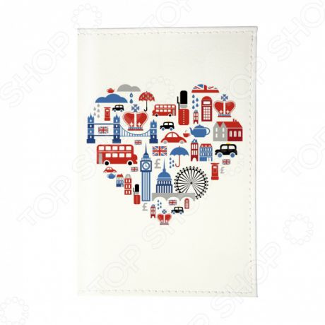 Обложка для паспорта Mitya Veselkov «Сердце Лондона»