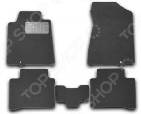 Комплект ковриков в салон автомобиля Novline-Autofamily Nissan Teana II 2008-2014 седан. Цвет: черный