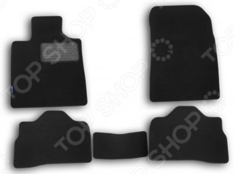 Комплект ковриков в салон автомобиля Novline-Autofamily Suzuki Kizashi 2010 седан. Цвет: черный