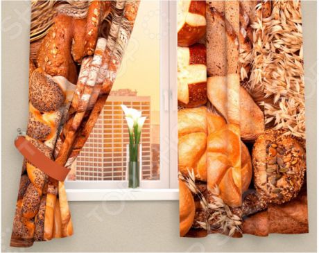 Фотошторы Сирень «Ароматный хлеб»