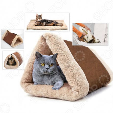 Домик-одеяло для кошек и собак Bradex