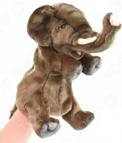 Мягкая игрушка на руку Hansa «Слон»