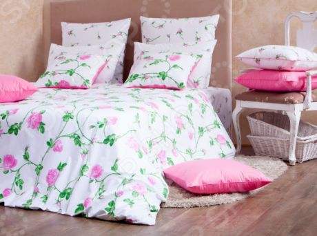 Комплект постельного белья MIRAROSSI Vittoria pink
