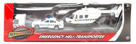 Набор игровой с машинкой HTI «Перевозчик и вертолет»