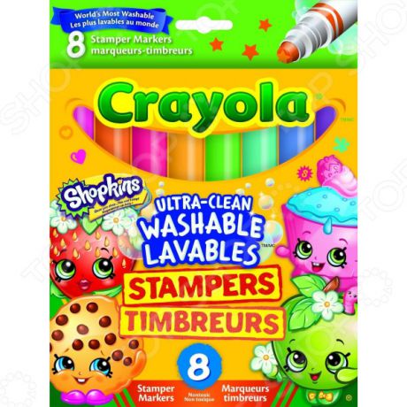 Набор фломастеров-штампиков Crayola «Шопкинс»