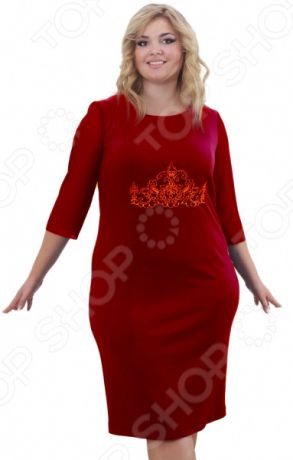 Платье Лауме-Лайн «Леонсия». Цвет: бордовый
