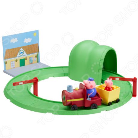 Игровой набор с фигурками Peppa Pig «Паровозик с туннелем»