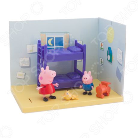 Игровой набор с фигурками Peppa Pig «Спальня Пеппы и Джорджа»