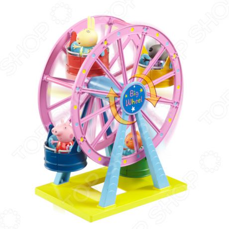 Игровой набор с фигуркой Peppa Pig «Колесо обозрения. Луна-Парк»