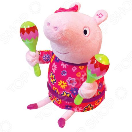 Мягкая игрушка интерактивная Peppa Pig «Пеппа с маракасами»