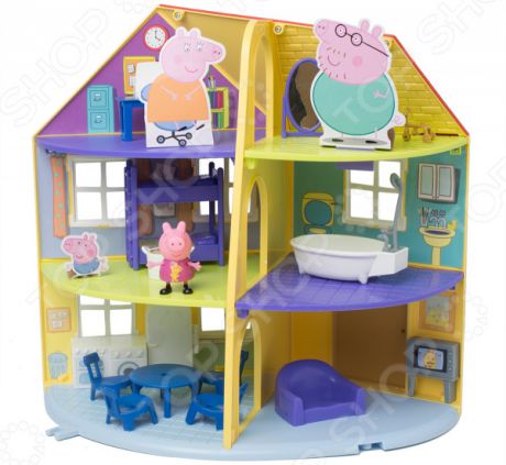 Игровой набор с фигуркой Peppa Pig «Трехэтажный дом Пеппы»