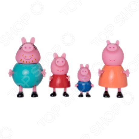Набор фигурок игрушечных Peppa Pig «Семья Свинки Пеппы»