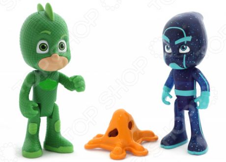 Набор фигурок игрушечных PJ Masks «Гекко и Ночной Ниндзя»
