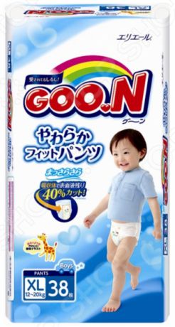 Трусики-подгузники для мальчиков Goon Big (12-20 кг)