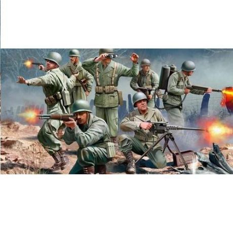 Миниатюры Revell «Фигуры солдат американской пехоты. Вторая мировая война»