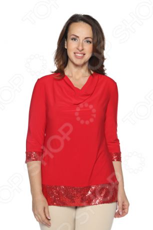 Блуза VEAS «Самаркандская царица». Цвет: красный