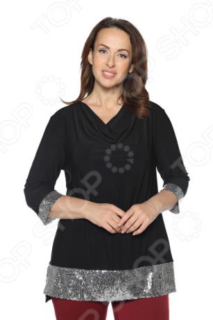 Блуза VEAS «Самаркандская царица». Цвет: черный