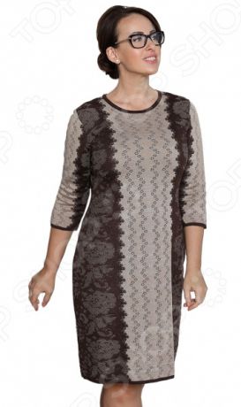 Платье Milana Style «Воплощение мечты». Цвет: коричневый