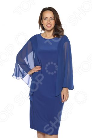 Платье VEAS «Торжественный прием». Цвет: синий