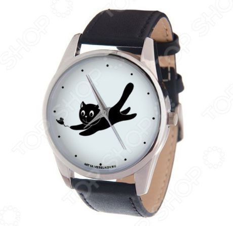 Часы наручные Mitya Veselkov «Кошка и мышка»